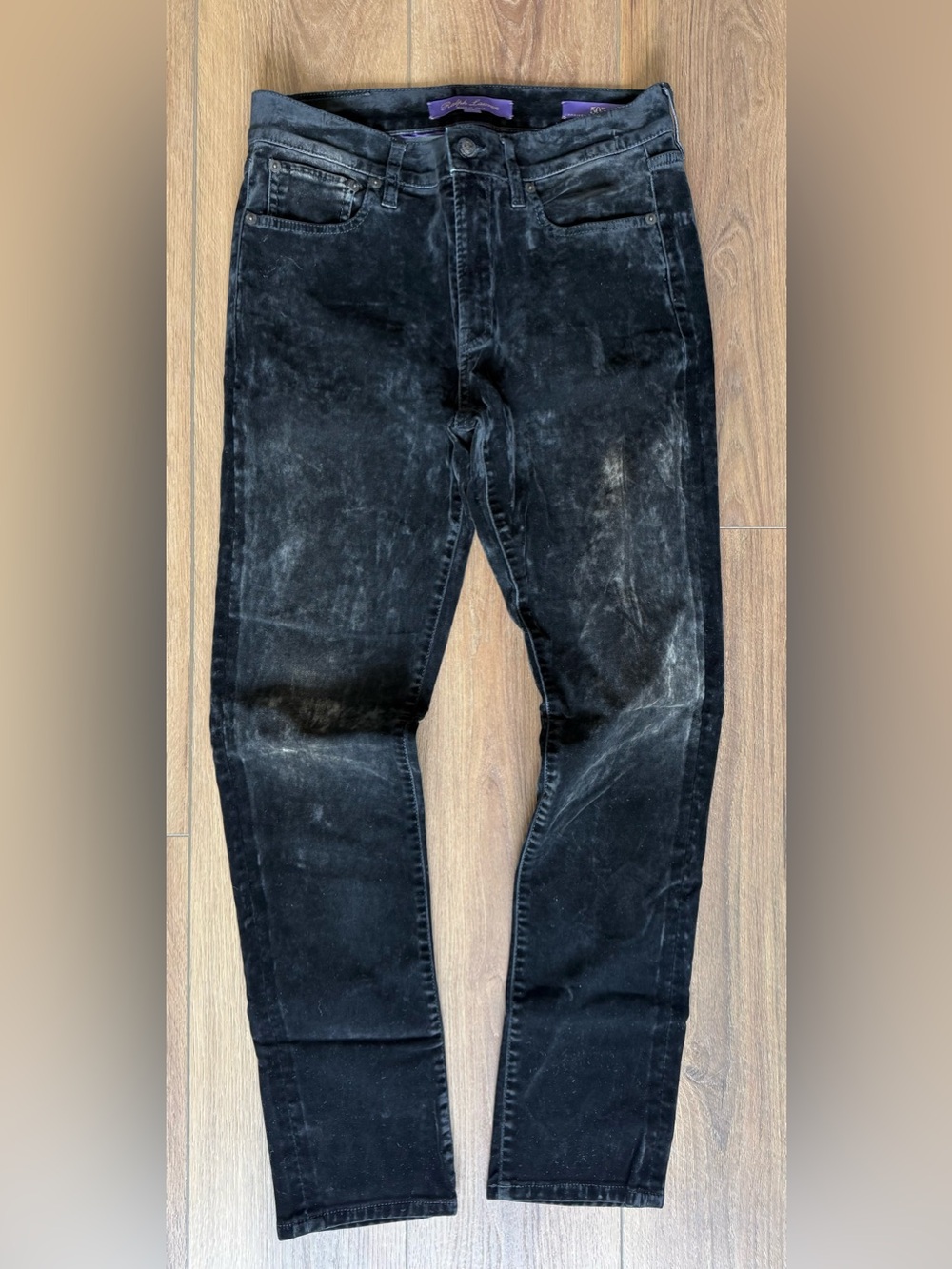 Ralph Lauren Purple Label 28x28 jeans velvet 50th anniversary Made In Italy